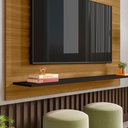 Ver imagem 6 de Painel Para TV até 50 Polegadas 1 Prateleira Columbia Espresso Móveis