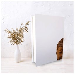 Caixa Livro Decorativa Porta Objetos Buda Zen 18x25x5cm - 3