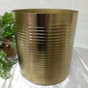 Ver mais imagens de Cachepô Porta Vela Decorativo Home&Co Metal 20x18x18cm Dourado