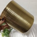 Ver imagem 3 de Cachepô Porta Vela Decorativo Home&Co Metal 20x18x18cm Dourado