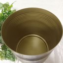 Ver imagem 4 de Cachepô Porta Vela Decorativo Home&Co Metal 20x18x18cm Dourado