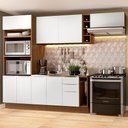 Ver imagem 4 de Armário de Cozinha Completa 290cm Rustic/Branco Stella Madesa 02