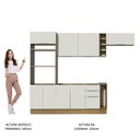 Ver imagem 7 de Armário de Cozinha Completa 290cm Rustic/Branco Stella Madesa 02