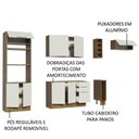Ver imagem 5 de Armário de Cozinha Completa 290cm Rustic/Branco Stella Madesa 02