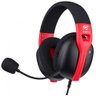 Headset Gamer Havit Fuxi H5d - Drivers 50mm - Microfone - Conexão P2 - Preto e Vermelho - 1