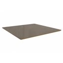 Ver imagem 1 de Tampo Mesa Sala de Jantar Vidro Madeirado C/ Vidro Ta65 Quadrado 135x135cm Freijó/bronze -
