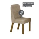 Ver imagem 6 de Mesa Isís Tampo Orgânico Off C/vidro 6 Cadeiras Isís Leifer
