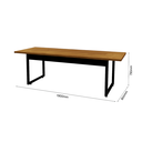 Ver imagem 7 de Mesa de Jantar com Bancos Conjunto Industrial para Área Gourmet:nature