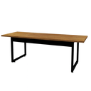 Ver imagem 5 de Mesa de Jantar com Bancos Conjunto Industrial para Área Gourmet:nature