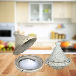 Saleiro Marroquino Tagine Porcelana Resistente Rita Lobo Creme Mesclado Prattos - 2