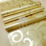 Papel de Parede Arabesco Dourado com Fio Laminado - 9,5 Metros - 2