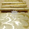 Papel de Parede Arabesco Dourado com Fio Laminado - 9,5 Metros - 3