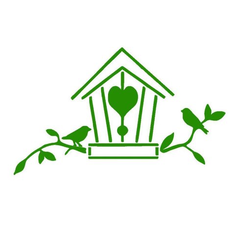 Adesivo Árvore Galho Pássaros Casa Box Cozinha 40X66cm:Verde