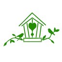 Ver imagem 1 de Adesivo Árvore Galho Pássaros Casa Box Cozinha 40X66cm:Verde