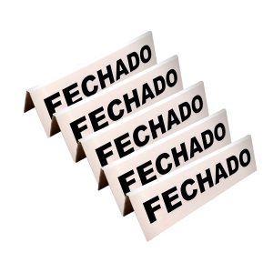 Display de Mesa em V Fechado 5 Un