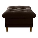 Ver imagem 6 de Poltrona de Amamentação com Puff Montreal Suede Marrom Matrix Suede Marrom
