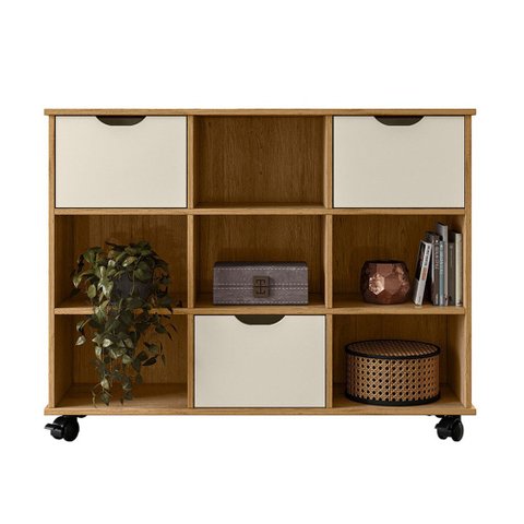 Nicho Organizador com 3 Gavetas Organizadoras Mdp/mdf Qmovi
