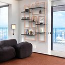Ver imagem 1 de Conjunto 7 Prateleiras Industrial Preto/cobre - Pleno