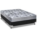 Ver imagem 1 de Cama Box Viúva: Colchão Anatômico Ortobom D28/ep Fort Tech Iso 60 + Base Crc Suede Black(128x188)