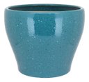 Ver imagem 2 de Jogo 3 Cachepô Cerâmica Azul Vaso Decorativo Planta