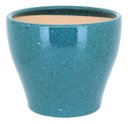 Ver imagem 4 de Jogo 3 Cachepô Cerâmica Azul Vaso Decorativo Planta