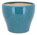 Ver imagem 3 de Jogo 3 Cachepô Cerâmica Azul Vaso Decorativo Planta