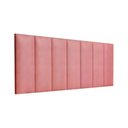 Ver imagem 4 de Cabeceira Estofada Modular Autocolante Cama de Solteiro - 1 Metro X 60 Cm