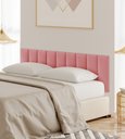 Ver imagem 3 de Cabeceira Estofada Modular Autocolante Cama de Solteiro - 1 Metro X 60 Cm