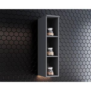 Módulo Cozinha Henn Americana Nicho Aéreo 20cm Cinza