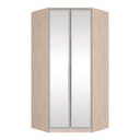 Ver imagem 2 de Guarda-Roupa Canto Closet com Espelho 2 Portas e 2 Cantoneiras Diamante Plus Espresso Móveis