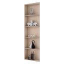 Ver imagem 5 de Guarda-Roupa Canto Closet com Espelho 2 Portas e 2 Cantoneiras Diamante Plus Espresso Móveis