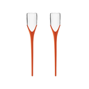 Ver imagem 1 de Kit 2 Taças para Espumante Enterra na Areia Praia 210ml Cor:laranja