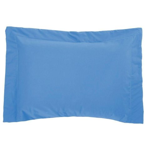 Porta Travesseiro Bell Percal 150 Fios 1 Peça 100% Algodão - Azul Motorista