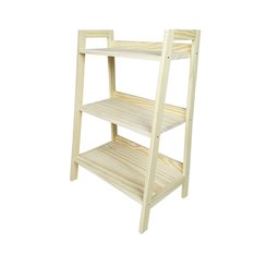 Estante Tipo Escada Pipa 3 Prat 88A X 60L X 38P em Madeira de Pinus Cubomob MEL - 2