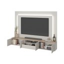 Ver imagem 5 de Painel para TV até 65 Polegadas Rack Suspenso LED 100% MDF 165CMX220CM Astro Yescasa