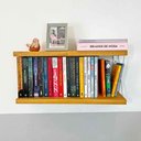Ver imagem 1 de Prateleira Dual de Ferro e Madeira 60cm Industrial Nozes e Branco