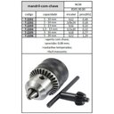 Ver imagem 2 de Mandril com Chave 5 a 20 Mm B22 - Jg Tools