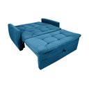 Ver imagem 3 de Sofá Cama Meg 2 Lugares Veludo Matrix