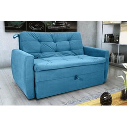 Sofá Cama Meg 2 Lugares Veludo Matrix - 2