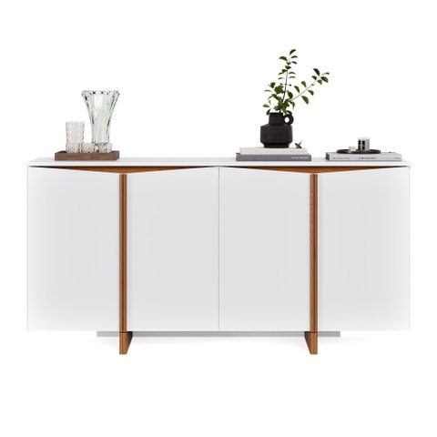 Buffet 4 Portas Flow Sense:branco