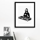 Ver imagem 1 de Quadro Monalisa Dj - 60x48cm:madeira Branca