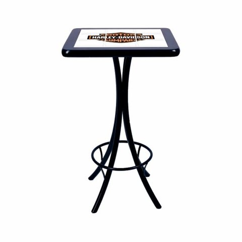 Mesa Bistrô Harley Davidson - Preto