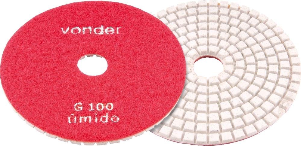 Disco Lixa Diamantado Umido 4" G 100 Vonder