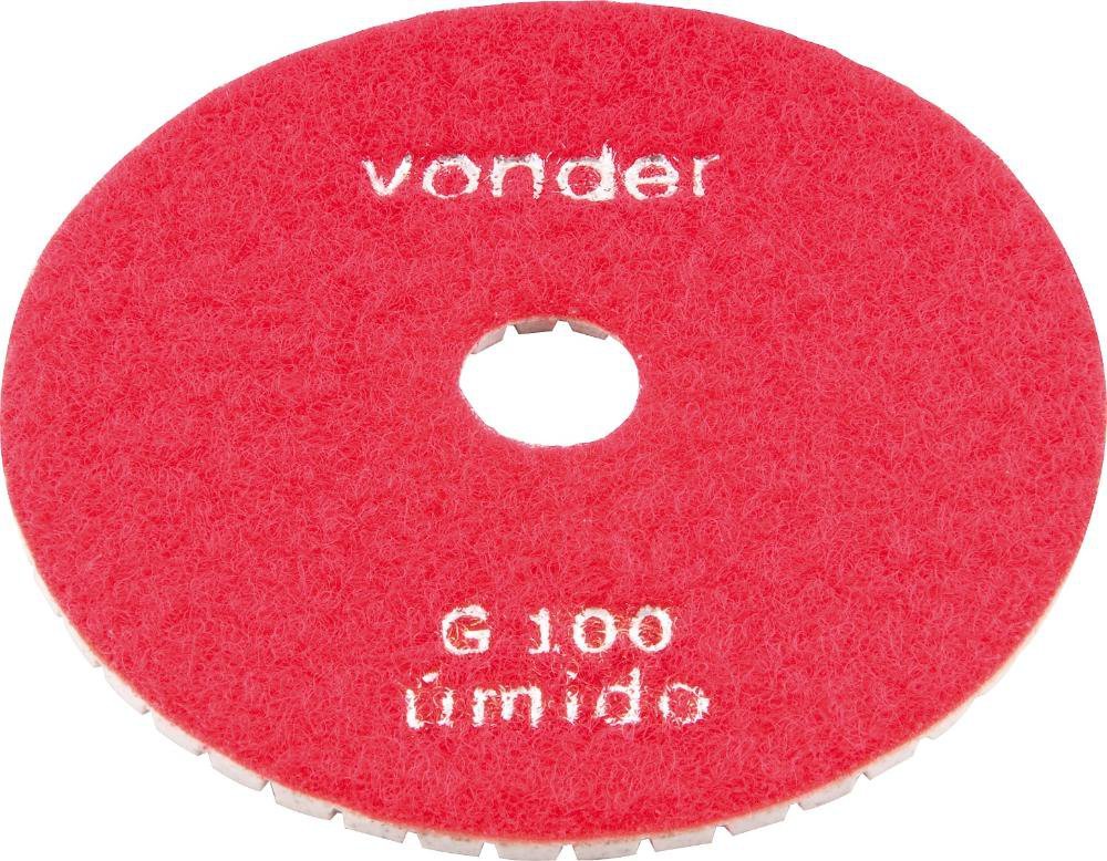 Disco Lixa Diamantado Umido 4" G 100 Vonder - 2
