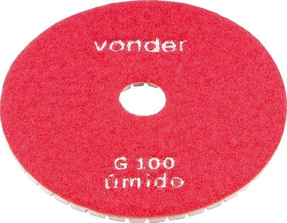 Disco Lixa Diamantado Umido 4" G 100 Vonder - 3