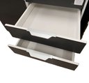 Ver imagem 3 de Gabinete Cozinha Armário 3 Gavetas 2 Portas Multiuso 144cm:preto