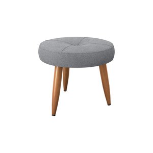 Puff Banqueta Descanso Decorativo Havana Matrix Cinza