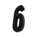 Ver imagem 3 de Número Residencial Preto 3d Porta Parede Casa Prédio Empresa 6