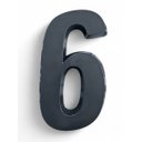 Ver imagem 1 de Número Residencial Preto 3d Porta Parede Casa Prédio Empresa 6