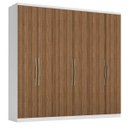 Ver imagem 3 de Guarda-Roupa Casal 6 Portas 4 Gavetas Caribe Móveis Rimo